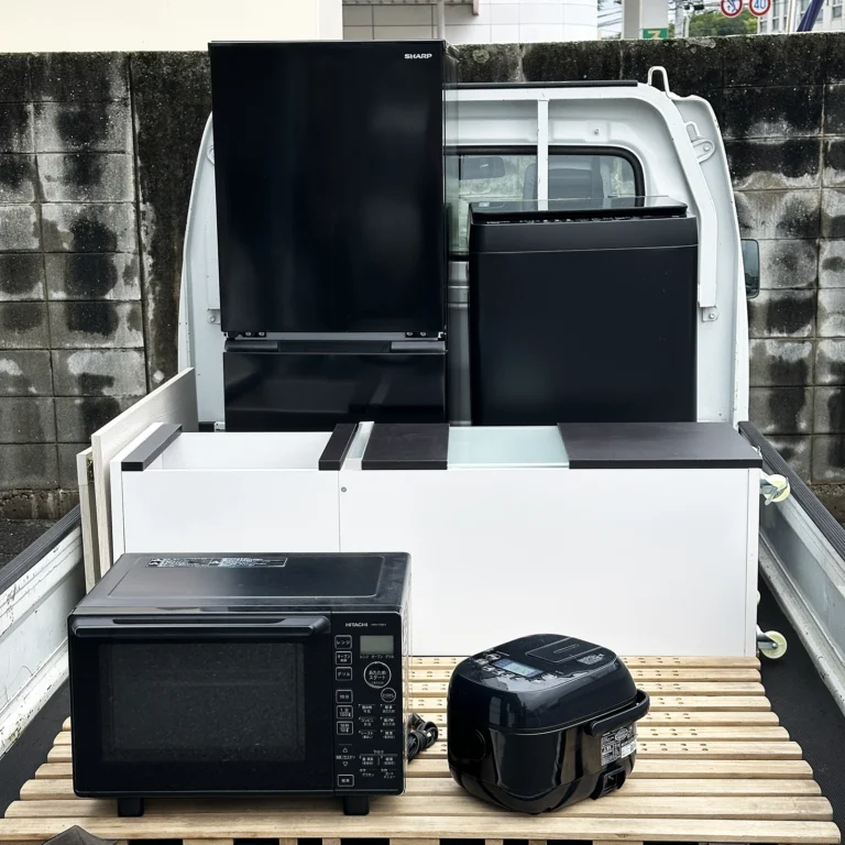 倉敷市の出張買取 幸町6Fアパートから生活家電の依頼