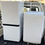 倉敷市中島で冷蔵庫を出張買取｜Hisense HR-D13E4W（2024年製）メゾネット2Fから搬出